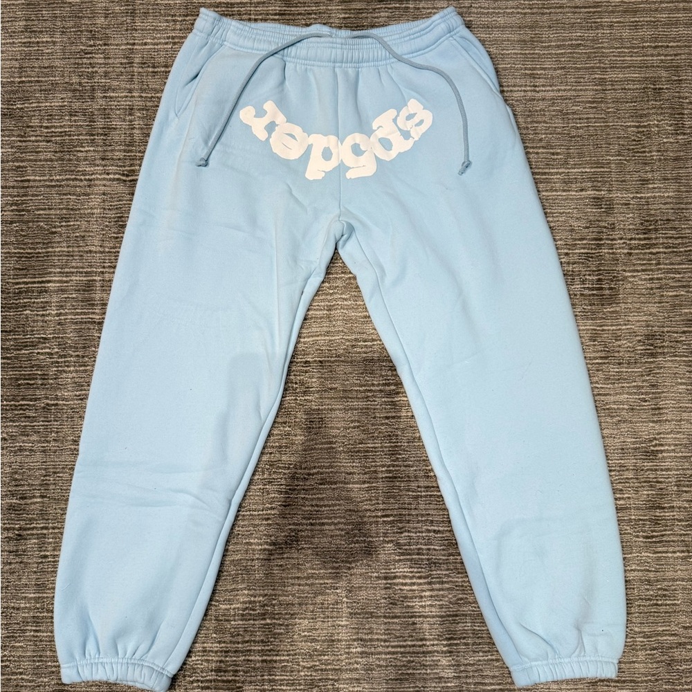 Light blue spider pants